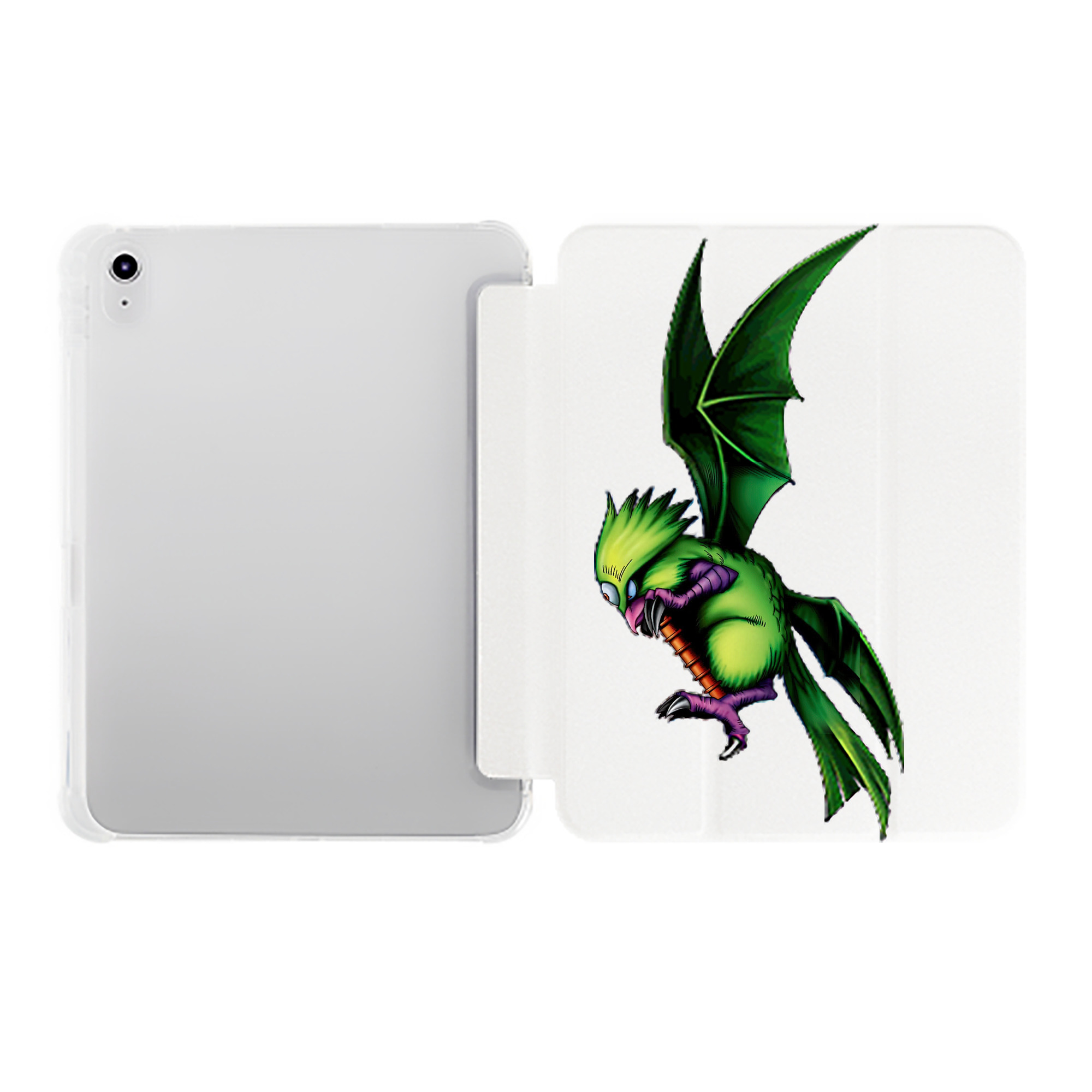 （画像用） 遊☆戯☆王 Yu-Gi-Oh! IPad ケース ペン収納付き 三つ折りスタンド PUレザー×シリコン 対応機種9.5/10.5/10.9インチ